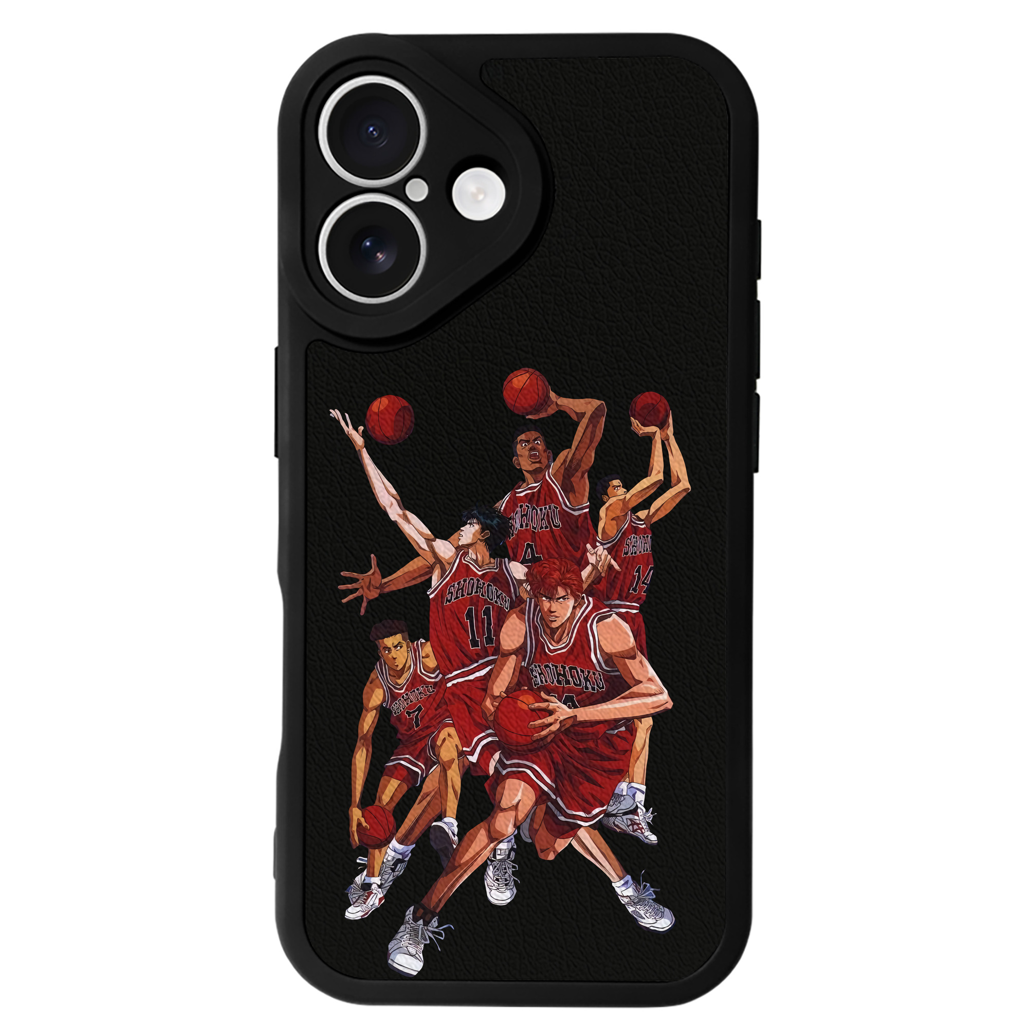 （画像用） SLAM DUNK／スラムダンク 【iPhone 16シリーズ対応】シリコンスマホケース（レザー調） 材質：シリコン